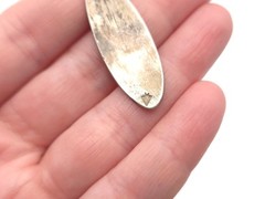 Vintage Hopi Old Pawn Sterling Native American Jewelry Pendant Signed Marked