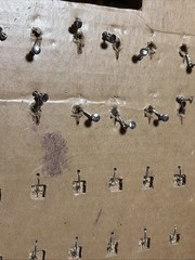 Lot Of 12 Vintage 1950’s Southwestern Turquoise Earrings From General Store NOS