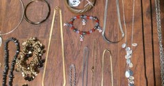Large Varied Costume And Silver Jelwery Lot Of 33 Peices
