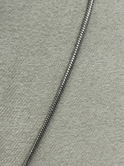Vintage CZ Sterling Silver Signed 925 Lariat Tassel Snake Chain Crystal Necklace
