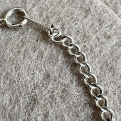 Vintage Sterling Silver Curb Chain Bracelet Jewelry Accessories Charm It