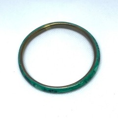 Malachite Bangle Bracelet Earthy Nature Retro Modern Everyday