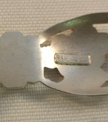 Theodore Klotz Handerbeit German Handmade Sterling 835 Pin/Brooch