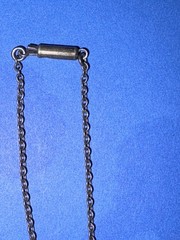 Art Deco Sterling Silver Faceted Rock Crystal Necklace 17 Inches