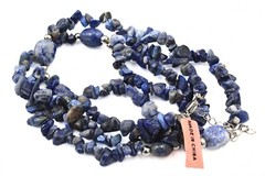 HSN TV Lapis Lazuli Triple Strand NOS w/ Tags JTV Necklace