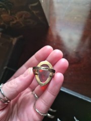 A vintage natural Baltic Amber, of Soviet origin.