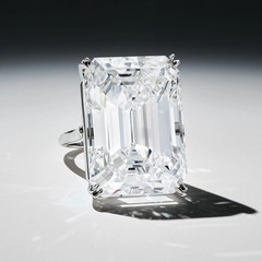 Emerald Cut Diamond White 100.CT Cubic Zirconia 925 Sterling Silver Women’s Ring