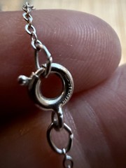 Vintage 925 Sterling Floral Engraved Locket Pendant/Necklace 18″ Chain 2.98g