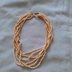 natural stone bead necklace MS20