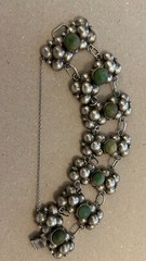 Art Nouveau/Art Deco Mexican Solid Silver Silver Bracelet
