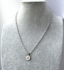 DAISY Y2K Vintage Dainty Minimalist Pearl Necklace Delias 2000s 1990s coquette🌼