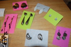 Vintage Retro Ear Rings, 1970s, 1980s 1990s, GROUP 1, priced per or the lot