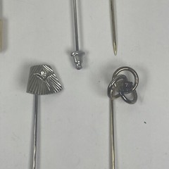 Vintage Lot Clips Pins Jewelry Novelty Assorted Shapes & Sizes