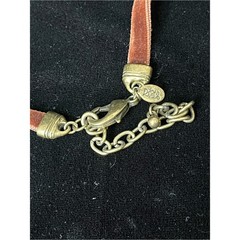 Joan Rivers Orange and Cream Boho Floral Statement Necklace 1709