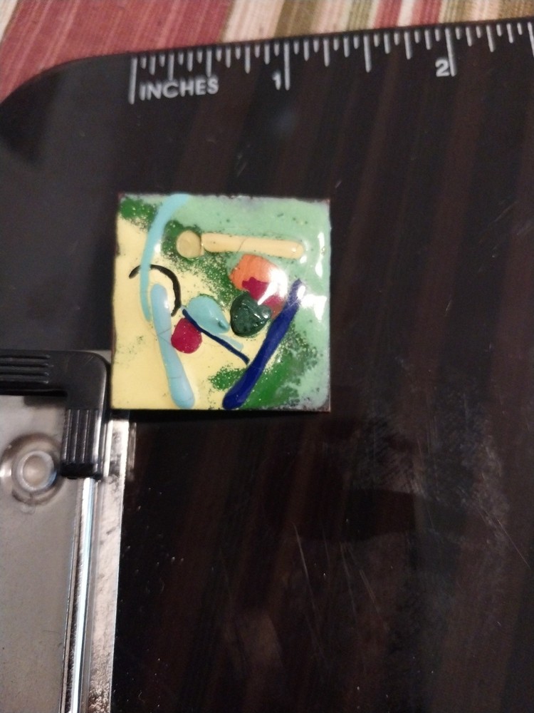 Vintage Modern Art Pin