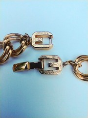 GIVENCHY Double Link 30″ Gold-Tone Chain Designer Classic VTG Necklace