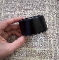 vintage prua leather cuff