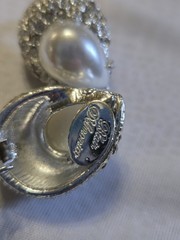 Lot Of 7 Pair Mixed Signed Vintage Earrings Clip On / Screw On Excellent