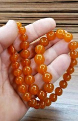 BALTIC HONEY NECKLACE FROM AMBER. VINTAGE BEAUTIFUL.1975 s. New !!!!