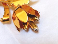 VINTAGE ART DECO RHINESTONE STERLING SILVER BROOCH PIN