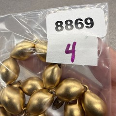 Vintage Necklace Matte Gold Tone Links 16 Inches Classic