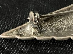 Vintage Marcasite Brooch Geometric Art Deco Revival 925 Sterling Silver 10.5g