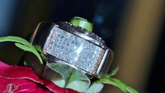 14k rose gold ring 0.65ct natural diamond invisible set sz 7 vintage 10.60g N282