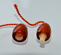 ✅1970 RUSSIAN SOVIET BALTIC AMBER TWIST CLASP NECKLACE 老琥珀 BRASLET PENDANT SCREW