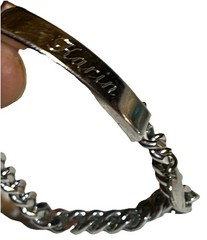 Speidel id Bracelet Vintage Karin and Brad On Back 7” Stainless