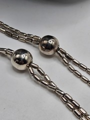Vintage Southwestern Style Necklace, Unmarked And Untested 21″