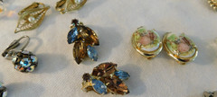 Vintage Earrings Lot Trifari Richelieu Napier Roman Marvella Lisner 1928 Capri