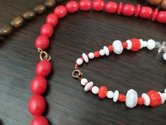 Vintage costume jewelry for women beads, Bracelet Made in the Soviet USSR
