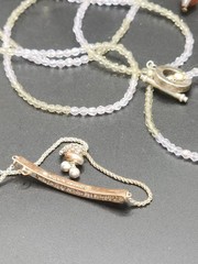 Estate Lot Vintage Contemporary Jewelry Necklaces Bracelet Earrings Rings 34 Pcs