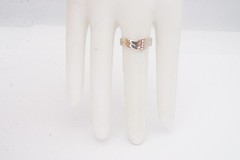 Vintage Sterling Silver 925 Ring Size 8.5 Textured P8