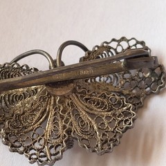 Vintage Silver Butterfly Broach