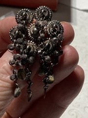 J Tostrup 830 Silver Solje Wedding Brooch Pin Victorian Antique Norway