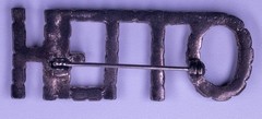 Vintage Rhinestone “HELLO” Word Brooch Pin Silver Tone 45mm Letter Jewelry