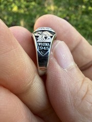 Military United States Marine Corps Class Ring For Women