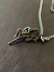 VTG Solid Silver Erotic Kama Sutra Pendant 1.25″w/Continous Chain 34″ (No Clasp)
