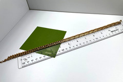 Vintage Trifari Gold Tone Choker Necklace Link Brush & Shiny Gold Elegant