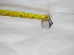 Vintage Silver.925 Ring with 2- Blue Stones. Very Good Condition