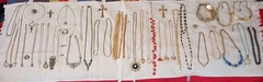 Antique & Vintage 50+ Lot Of Necklaces & Varies Designs & Quality.