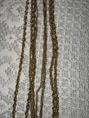VTG Florenza Signed Pocket Watch Locket Pendant Multi Chain Necklace