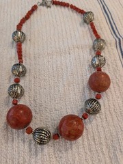 Vintage Boho Necklace Lot Tribal ethnic tibetan style lot of three