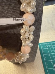 Stunning Antique Baroque Multi Real Pearl And Crystal Glass Beads Necklace Heavy