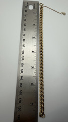 Vintage 1/20 12k Gold Filled Double Chain Bracelet w/ Safety Chain