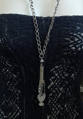 Vintage Tribal Ottoman Coin Necklace Ethnic Boho Statement Lariat Long Fringe