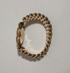 Vintage American Queen Pitman Keeler Heart Expansion Bracelet Sweetheart