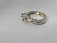 Silver Two Kissing ELEPHANT Heads Clamper Hinged Bracelet (SKU# 1923) BEAUTIFUL!