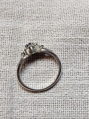Vintage 925 Silver Ruby Cubic Zirconia Avon Heart Fashion Ring